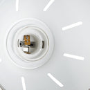 Plafoniera con 4 Faretti LED da Soffitto Orientabili in Metallo Cromato Nero Ø13x16x72 cm 