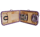 Lettino da Massaggio Fisioterapia Pieghevole con 2 Zone Viola 182x60 cm 