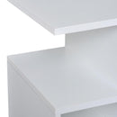 Libreria a 3 livelli in Legno Bianco 45x40x55 cm 