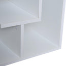 Libreria a 3 livelli in Legno Bianco 45x40x55 cm 