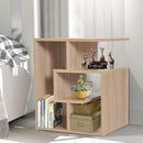 Libreria a 3 livelli in Legno Rovere 45x40x55 cm 