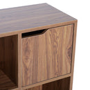 Libreria Mobiletto a 4 Scomparti in Legno 60x29x60 cm 