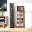 Libreria 5 Ripiani in Legno Marrone 30x17x90 cm 