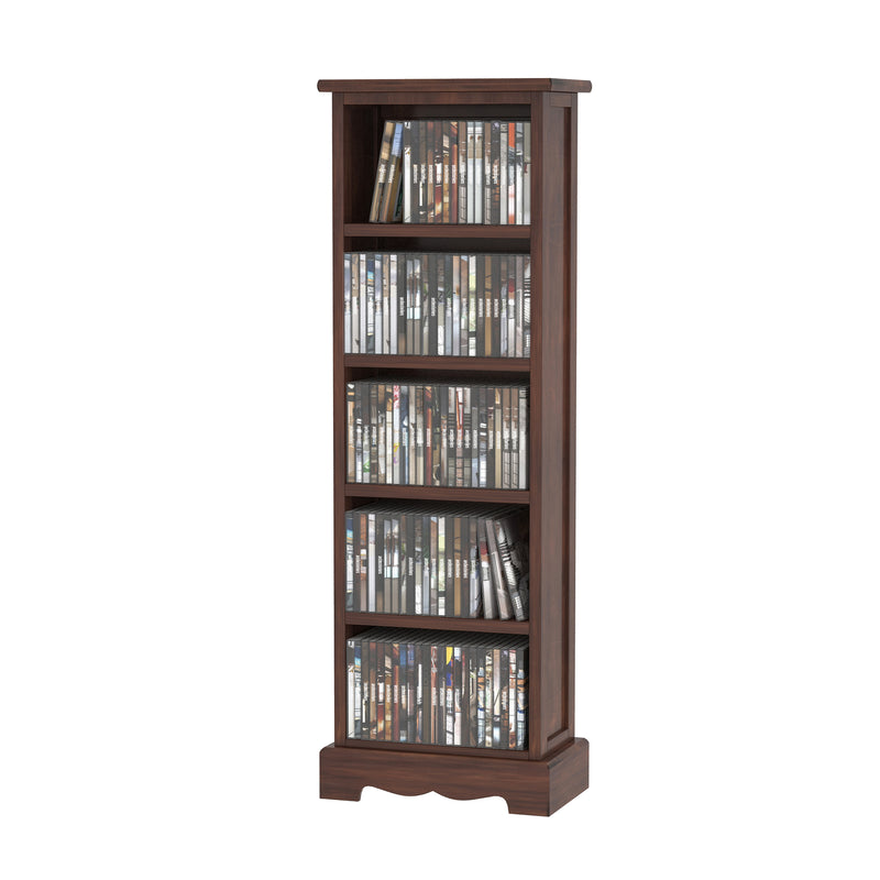 Libreria 5 Ripiani in Legno Marrone 30x17x90 cm 