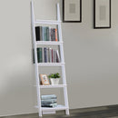 Libreria 5 Ripiani Aperti Design Moderno in Legno Bianco 50x40x195 cm 