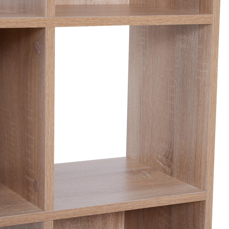 Libreria Scaffale 4 Livelli Legno Naturale 61,5x29,5x122,5 cm 