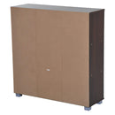 Libreria in Legno da Terra con 9 Scompartimenti Marrone 89.5x30x93 cm 