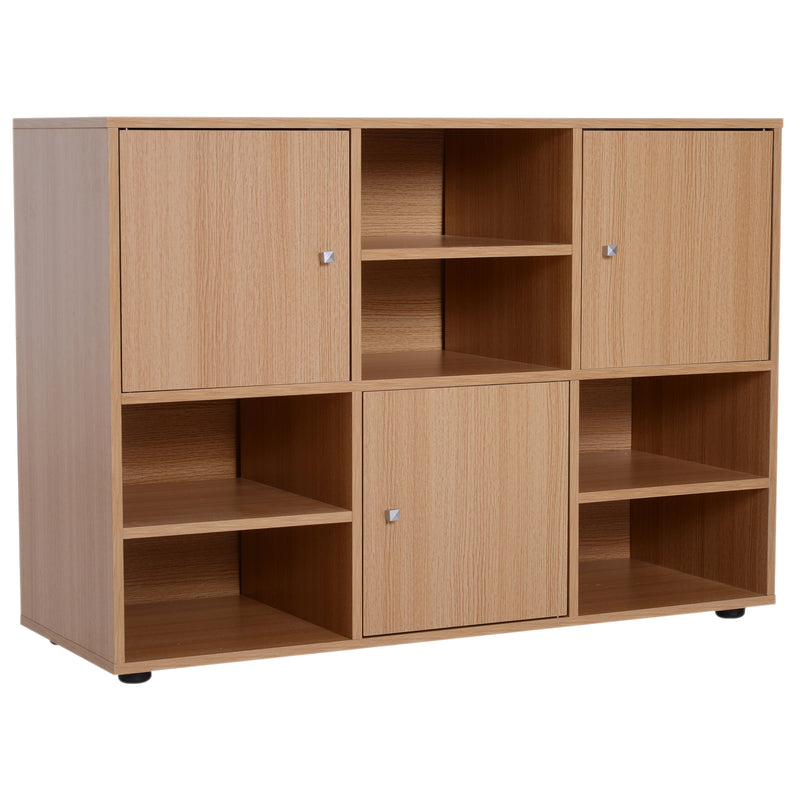 Libreria 6 Vani in Legno 110x40x78 cm 