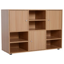 Libreria 6 Vani in Legno 110x40x78 cm 