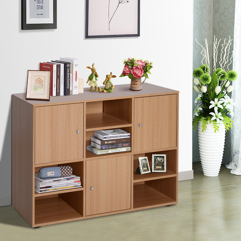 Libreria 6 Vani in Legno 110x40x78 cm 