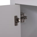 Libreria in Legno con 3 Ripiani e Ante Bianco 60x30x175 cm 