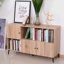 Libreria in Stile Nordico Rovere 120x38.5x74 cm 