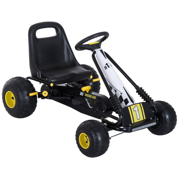 acquista Kart à pédales pour enfants Noir et Jaune