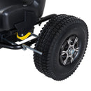 Go-Kart a Pedali per Bambini Nero e Bianco 