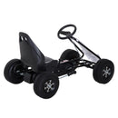 Go-Kart a Pedali per Bambini Nero e Bianco 