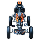 Go-Kart a Pedali per Bambini Arancione e Nero 