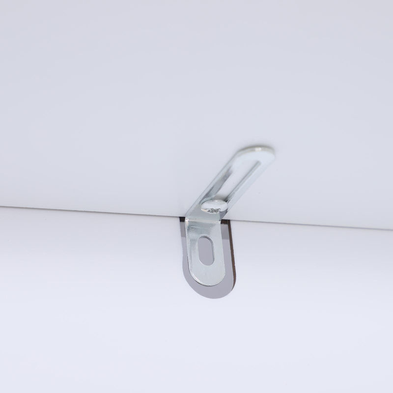 Mobile a Colonna da Bagno Salvaspazio 6 Ripiani Legno Bianco 40x30x170 cm 