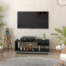 Mobile TV in Legno Nero 114x40x40.5 cm 
