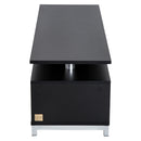 Mobile TV in Legno Nero 114x40x40.5 cm 