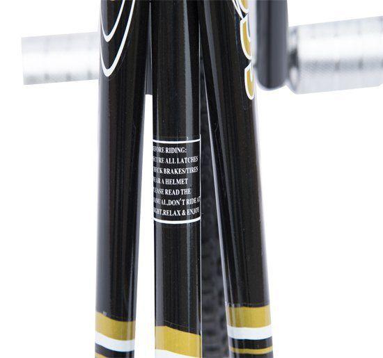 Monopattino per Bambini Ruote 16 pollici Cityroller Nero 