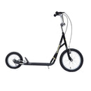 Monopattino per Bambini in Acciaio con Ruote Grandi e Freno Nero 