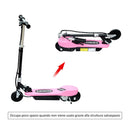 Monopattino Elettrico per Bambini 120W Pieghevole Rosa 
