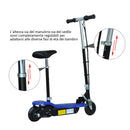 Monopattino Elettrico per Bambini 120W con Sedile Blu 
