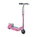 Monopattino Elettrico per Bambini 120W con Freno e Cavalletto Rosa 