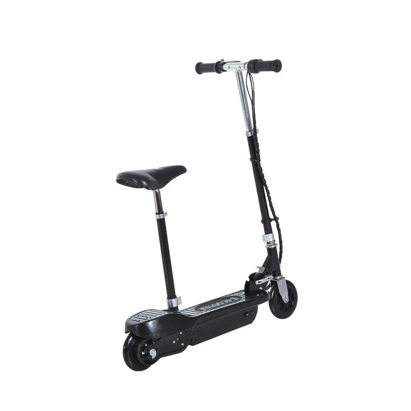 Monopattino Elettrico per Bambini 120W Pieghevole con Sella Nero 