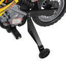 Moto Cross Elettrica per Bambini 6V con Rotelle Giallo 