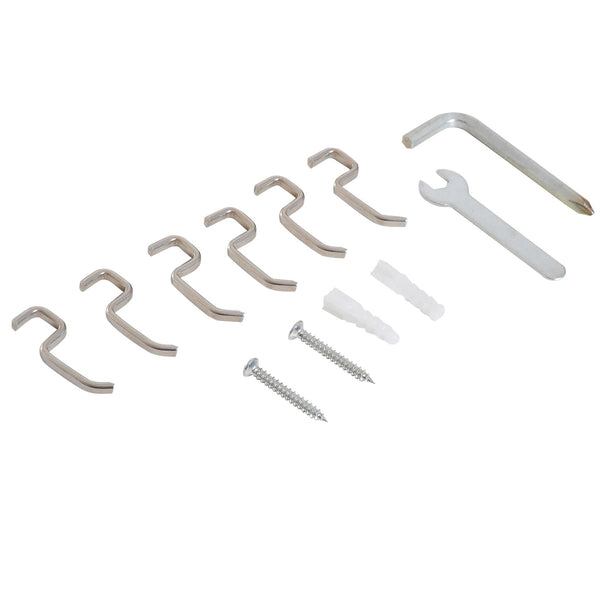 Étagère de cuisine en acier avec 3 étagères 58x22x59 cm online