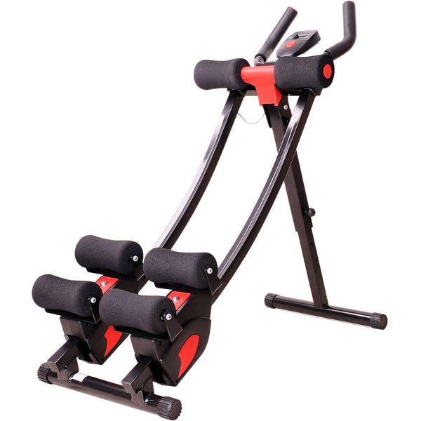 online Banc de fitness pour abdominaux avec écran noir et rouge