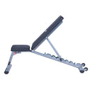 Panca Fitness Regolabile per Bilanciere e Addominali 