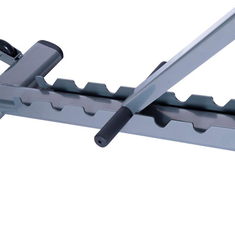 Panca Fitness Regolabile per Bilanciere e Addominali 