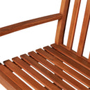 Panchina da Giardino Terrazzo a 2 Posti in Legno Marrone 145x66x89 cm 