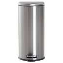 Pattumiera a Pedale in Acciaio con Secchio Rimovibile Capacità 30L 