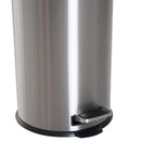 Pattumiera a Pedale in Acciaio con Secchio Rimovibile Capacità 30L 