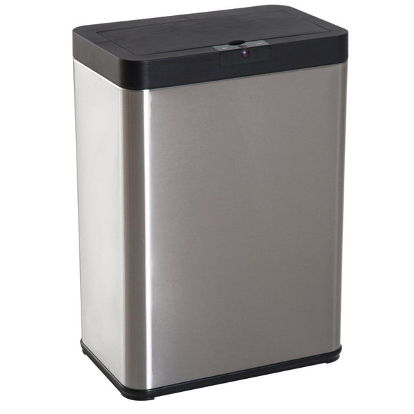 prezzo Poubelle à ouverture automatique en acier inoxydable avec capteur 52 litres