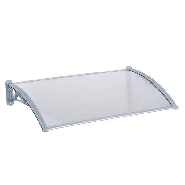 sconto Auvent en PVC et Aluminium 140x70 cm Transparent