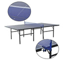 Tavolo da Ping Pong Indoor Pieghevole in Legno MDF e Acciaio 152.5x274x76 cm 