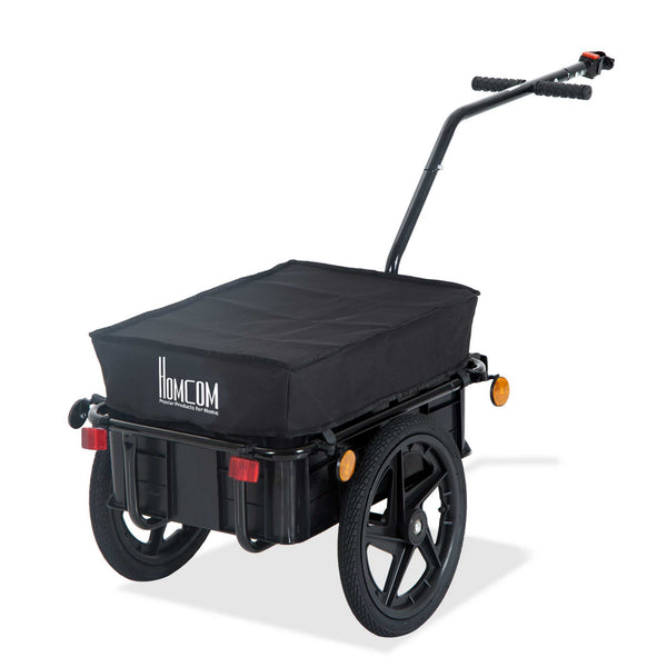 online Chariot Remorque pour Porte Objets Vélo en Acier 144x59x80 cm