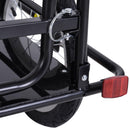 Carrello Rimorchio per Bicicletta Nero 156x72x82 cm 
