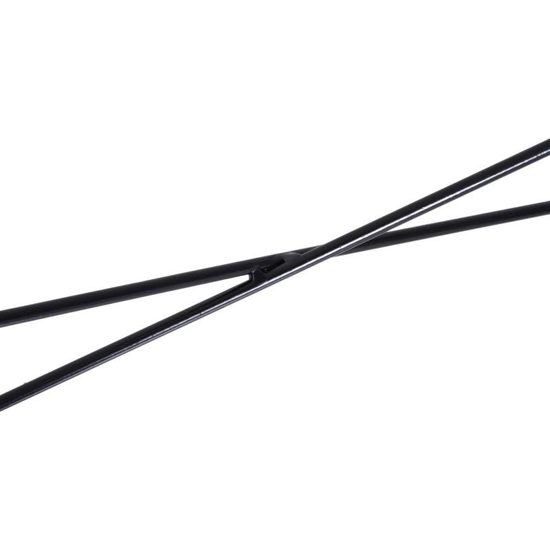 Fioriera da Giardino Balcone a 3 Ripiani in Metallo Nero 85x65.5x66 cm 