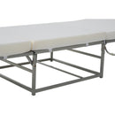 Pouf Letto Trasformabile con Materasso Pouff Puff Brandina Pieghevole 69x69x37 cm 