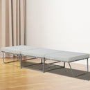 Pouf Letto Trasformabile con Materasso Pouff Puff Brandina Pieghevole 69x69x37 cm 