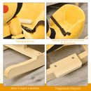 Cavallo a Dondolo per Bambini in Legno Ape Giallo e Nero 