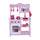 Cuisine jouet pour enfants en bois rose 60x30x84,5 cm