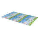 Tappeto Puzzle per Bambini Disegno Fantasia 24 Tessere 61.5x61.5 cm 