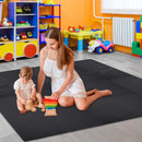 Tappeto Puzzle 32 Pezzi 63x6 cm in EVA Morbido Nero 