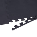 Tappeto Puzzle 32 Pezzi 63x6 cm in EVA Morbido Nero 